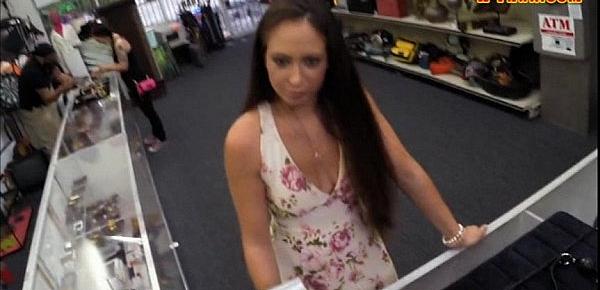  Hot ex dominatrix pawns her pussy and fucked at the pawnshop